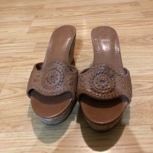 Jack Rogers Barcelona Capri Cork Wedge Sandals